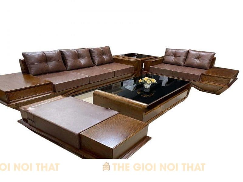 Sofa gỗ hài hòa giữa cổ điển và hiện đại
